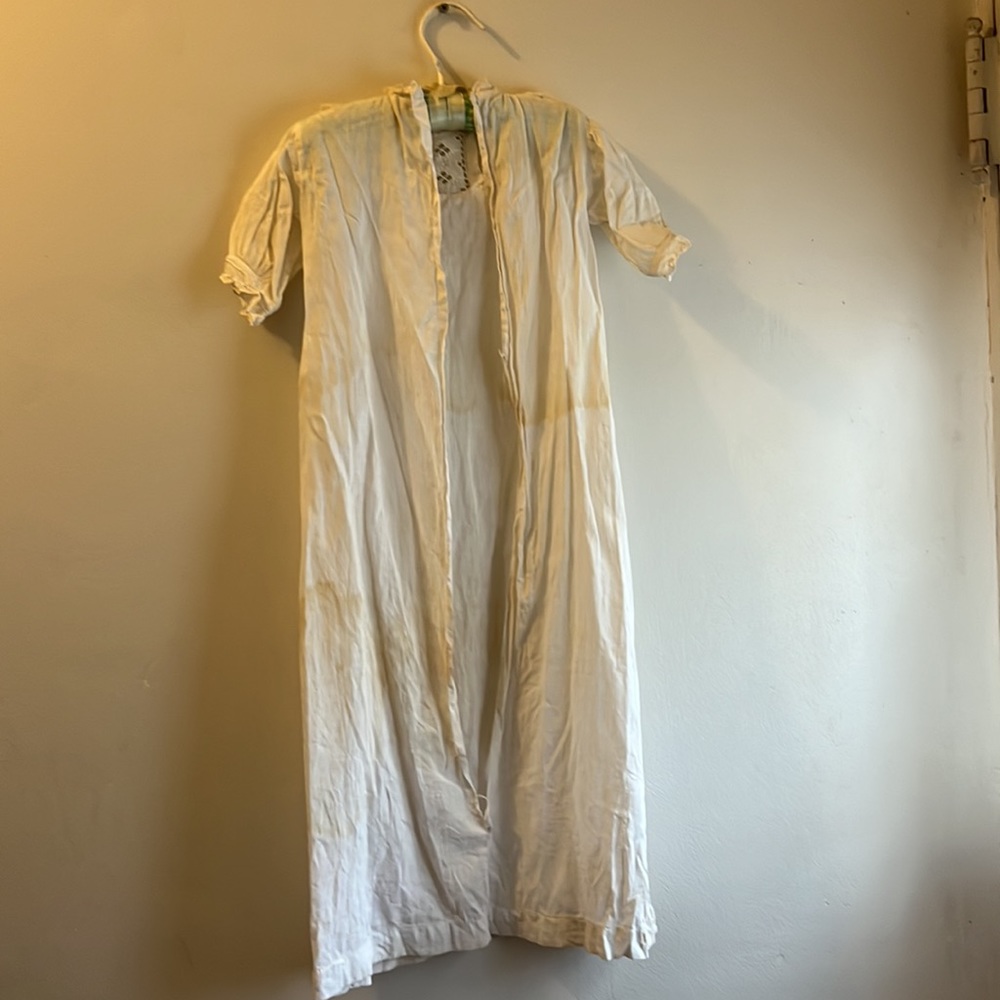 Antique baby gown and slip - Picture 5 of 13